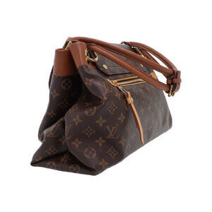 Louis Vuitton Monogram Leather Olympe Bag Tote Brown